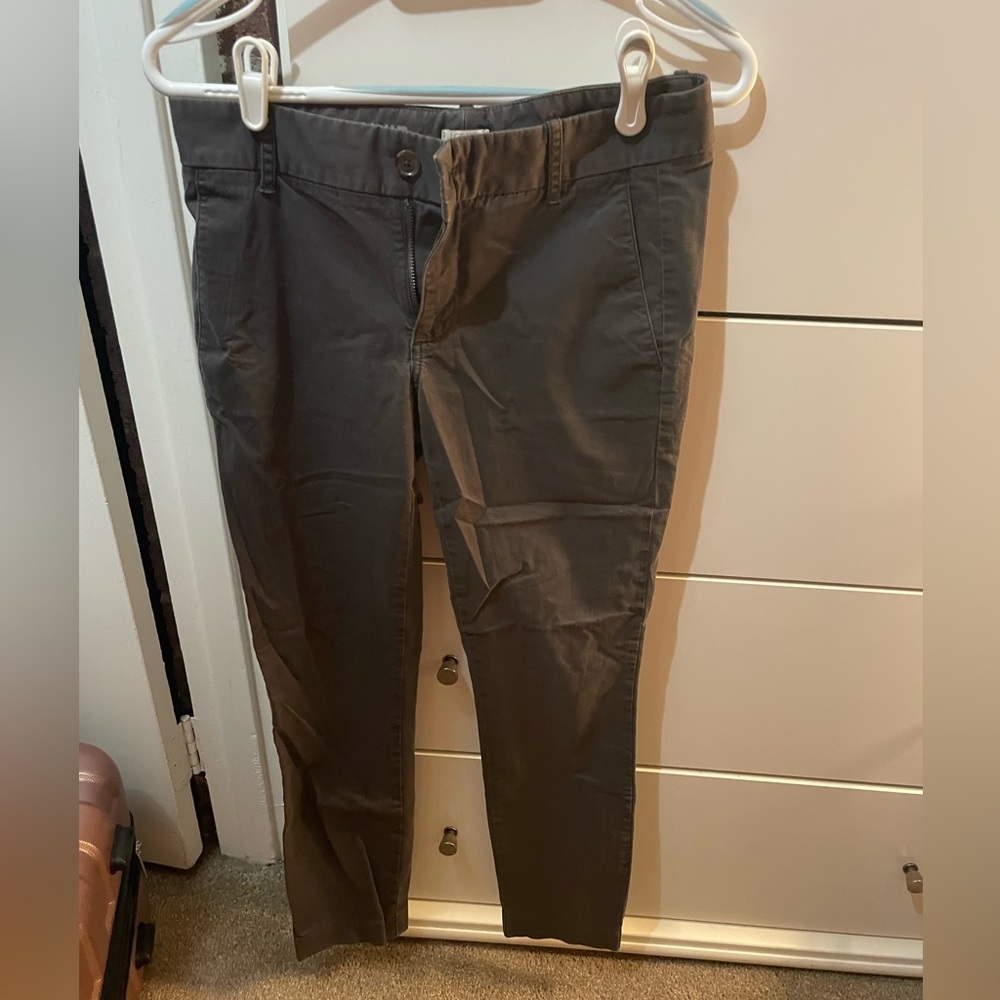 J Crew dark grey work pants